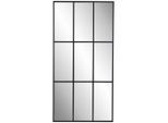 Landscape Wandspiegel, Schwarz, Metall, Glas, Holzwerkstoff, rechteckig, 100x200x3 cm, Reach, Bsci, senkrecht und waagrecht montierbar, Spiegel, Wandspiegel