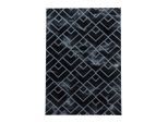 Ayyildiz , Silberfarben , Textil , Graphik , rechteckig , 140x200 cm , Oeko-Tex® Standard 100 , für Fußbodenheizung geeignet, schmutzabweisend, für Hausstauballergiker geeignet, lichtunempfindlich, antistatisch, pflegeleicht, strapazierfähig, leicht zusammenrollbar , Teppiche & Böden, Teppiche, Webteppiche