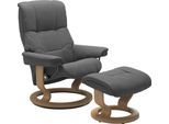 Relaxsessel STRESSLESS "Mayfair", grau (grau batick), B:79cm H:101cm T:73cm, Leder BATICK: BATICK ist ein leicht korrigiertes, durchgefärbtes und genarbtes Möbelleder, bei dem die meisten Unebenheiten und Spuren in der Regel entfernt wurden.;Leder PALOMA: PALOMA ist ein durchgefärbtes Semianilin-Möbelleder mit natürlicher Narbung.;ROHLEDER Stoff Q2 FARON: Ein fester zuverlässiger Bouclé mit einem