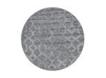 Ayyildiz , Grau , Textil , Boho , rund , Oeko-Tex® Standard 100 , für Fußbodenheizung geeignet, schmutzabweisend, für Hausstauballergiker geeignet, lichtunempfindlich, antistatisch, pflegeleicht, strapazierfähig, leicht zusammenrollbar , Teppiche & Böden, Teppiche, Webteppiche