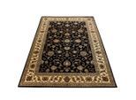 Ayyildiz , Schwarz , Textil , orientalisch , rechteckig , 160x230 cm , Oeko-Tex® Standard 100 , für Fußbodenheizung geeignet, schmutzabweisend, für Hausstauballergiker geeignet, lichtunempfindlich, antistatisch, pflegeleicht, strapazierfähig, leicht zusammenrollbar , Teppiche & Böden, Teppiche, Webteppiche