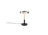 Trio Leuchten , Grau, Schwarz , Metall, Glas , 35 cm , Beleuchtung, Innenleuchten, Tischlampen, Tischlampen