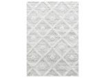 Ayyildiz , Grau , Textil , Boho , rechteckig , 240x340 cm , Oeko-Tex® Standard 100 , für Fußbodenheizung geeignet, schmutzabweisend, für Hausstauballergiker geeignet, lichtunempfindlich, antistatisch, pflegeleicht, strapazierfähig, leicht zusammenrollbar , Teppiche & Böden, Teppiche, Webteppiche