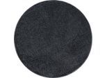 Ayyildiz , Grau , Textil , Uni , rund , Oeko-Tex® Standard 100 , für Fußbodenheizung geeignet, schmutzabweisend, für Hausstauballergiker geeignet, lichtunempfindlich, antistatisch, pflegeleicht, strapazierfähig, leicht zusammenrollbar , Teppiche & Böden, Teppiche, Hochflorteppiche, Hochflorteppiche rund