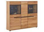 Möbelix , Wildeiche , Holz, Metall, Kunststoff, Glas, Naturmaterialien, Holzwerkstoff , Eiche,Eiche,Eiche , massiv,massiv,furniert,furniert,massiv , 6 Fächer , 162.5x146.5x40.5 cm , Kleinmöbel, Kommoden, Highboards