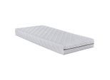 Mid.you , Weiß , Textil , H3 , Füllung: Polyester , 90x190 cm , Oeko-Tex® Standard 100 , Bezug abnehmbar/waschbar, Ober- und Unterseite versteppt, atmungsaktiv, schadstoffgeprüft, Wendematratze, Bezug rundum abnehmbar, orthopädische Matratze , Schlafzimmer, Matratzen, Wendematratzen