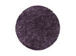 Ayyildiz , Violett , Textil , Uni , rund , Oeko-Tex® Standard 100 , für Fußbodenheizung geeignet, schmutzabweisend, für Hausstauballergiker geeignet, lichtunempfindlich, antistatisch, pflegeleicht, strapazierfähig, leicht zusammenrollbar , Teppiche & Böden, Teppiche, Hochflorteppiche, Hochflorteppiche rund
