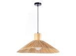Möbelix , Beige , Holz , Bambus, Rattan , rund , 60x120x60 cm , EEC , ohne Chemie , Beleuchtung, Innenleuchten, Hängeleuchten