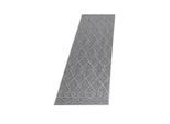 Ayyildiz , Grau , Textil , Raute , rechteckig , 80x250 cm , Oeko-Tex® Standard 100 , pflegeleicht , Teppiche & Böden, Teppichläufer & Vorleger