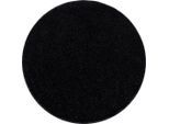 Ayyildiz , Anthrazit , Textil , Uni , rund , Oeko-Tex® Standard 100 , für Fußbodenheizung geeignet, schmutzabweisend, für Hausstauballergiker geeignet, lichtunempfindlich, antistatisch, pflegeleicht, strapazierfähig, leicht zusammenrollbar , Teppiche & Böden, Teppiche, Hochflorteppiche, Hochflorteppiche rund