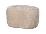 Livetastic , Naturfarben , Textil , Freiform , 73x43x51 cm , Wohnzimmer, Hocker, Hocker