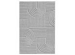 Ayyildiz , Silberfarben , Textil , Boho , rechteckig , 200x290 cm , Oeko-Tex® Standard 100 , pflegeleicht ,