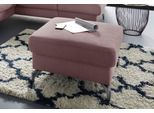 Hocker SIT & MORE "Percy", lila (flieder), B:72cm H:43cm T:72cm, Hocker, Hocker, Fußhöhe 12 cm, wahlweise mit unterschiedlichen Fußfarben
