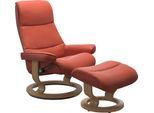 Relaxsessel STRESSLESS "View", braun (henna), B:78cm H:105cm T:78cm, Leder BATICK: BATICK ist ein leicht korrigiertes, durchgefärbtes und genarbtes Möbelleder, bei dem die meisten Unebenheiten und Spuren in der Regel entfernt wurden.;Leder PALOMA: PALOMA ist ein durchgefärbtes Semianilin-Möbelleder mit natürlicher Narbung.;ROHLEDER Stoff Q2 FARON: Ein fester zuverlässiger Bouclé mit einem struktur