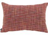 Dekokissen H.O.C.K. "Refosco", rot (rot, rosa, gemustert kariert), B:40cm H:10cm L:60cm, Polyester, Dekokissen_Sitzkissen_Kissenhüllen, mit feinem Karomuster, Kissenhülle mit Füllung, 1 Stück