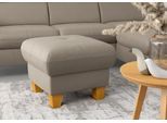 Polsterhocker HOME AFFAIRE "Lindgren", braun (savannah), B:61cm H:46cm T:61cm, 100% Polyester, Hocker, Polsterhocker, mit Stauraum