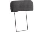 Kopfstütze SIT & MORE "Varese", grau (fango), B:52cm H:22cm, Luxus-Microfaser (100% Polyester)IStruktur fein (100% Polyester)IFlachgewebe (95% Polyester, 5% Polyamid), Polsterauflagen, Kopfstütze