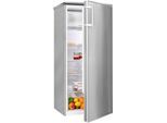 EXQUISIT Kühlschrank "KS185-4-HE-040E", Energieeffizienz: E, silber (edelstahl), Rechtsanschlag, Kühlschränke, Perfekte Kühlung für jede Küche: 190 L, schnell & flexibel einsetzbar, Kühlschrank