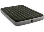 Luftbett INTEX "Dura-Beam DOWNY Airbed" Gr. 152, grau (grau, grün), Luftbetten, B/H/L: 152cm x 25cm x 203cm, Vinyl, Luftbett, B:152cm H:25cm L:203cm