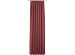 Vorhang ADAM "Uni Collection" Gr. 2, rot (dunkelrot), B:145cm H:175cm, Baumwolle (Bio-Baumwolle), Gardinen, Vorhang, aus 100% Bio-Baumwolle, Vorhang nach Wunschmaß