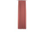Vorhang ADAM "Uni Collection light, nach Wunschmaß", rot, B:142cm H:225cm, Baumwolle (Bio-Baumwolle), Gardinen, Vorhang, aus 100% Bio-Baumwolle, Vorhang nach Wunschmaß