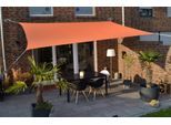 Sonnensegel FLORACORD, orange (terrakotta), B:300cm T:400cm, Polyester, Sonnensegel, Sonnensegel, BxT: 300 x 400 cm