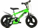 Kinderfahrrad DINO BIKES "12" Kinderfahrrad Jungen stabiler Stahl-Rahmen Stützräder kindgerecht" Gr. 21, grün, Fahrräder, Kinder, 21cm, 12 Zoll (30,48cm), Kinderfahrrad, mit Stützrädern und Frontschild
