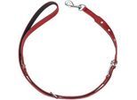 Hunter Verstellbare Führleine Magic Star rot/ schwarz M-L