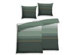 Bettwäsche FLORELLA "Adrian pfau Edel-Satin, 100% Baumwolle", blau (pfau), B/L: 140cm x 200cm, 2 Stk., 2 Stk., Satin, B/L: 70cm x 90cm, Satin, Obermaterial: 100% Baumwolle CO., Bettwäsche, Bettwäsche