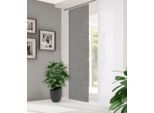 Schiebegardine HOME IN GREEN "ESTRA", grau, B:60cm H:245cm, Polyester, Gardinen, Schiebegardine, Digitaldruck, Bambus, recycelt