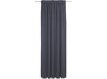 Vorhang ADAM "Uni Collection", blau (dunkelblau), B:142cm H:335cm, Baumwolle (Bio-Baumwolle), Gardinen, Vorhang, Blickdichter aus 100% Bio-Baumwolle, Vorhang nach Wunschmaß