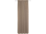 Vorhang ADAM "Uni Collection", braun, B:142cm H:395cm, Baumwolle (Bio-Baumwolle), Gardinen, Vorhang, Blickdichter aus 100% Bio-Baumwolle, Vorhang nach Wunschmaß