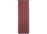 Vorhang ADAM "Uni Collection", rot, B:142cm H:205cm, Baumwolle (Bio-Baumwolle), Gardinen, Vorhang, Blickdichter aus 100% Bio-Baumwolle, Vorhang nach Wunschmaß
