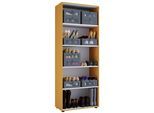Schuhregal VCM "Holz Kleiderschrank Schuhschrank Vandol", braun (buche), B:70cm T:40cm, Schränke, Schuhregal