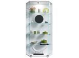 Standvitrine VCM "Holz Glas Stand Vitrine Sammelvitrine Cenila L", weiß, B:83cm T:17cm, Obermaterial: 100% Holz Wood., Schränke, Standvitrine