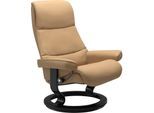 Relaxsessel STRESSLESS "View", beige (sand paloma), B:78cm H:105cm T:78cm, Leder BATICK: BATICK ist ein leicht korrigiertes, durchgefärbtes und genarbtes Möbelleder, bei dem die meisten Unebenheiten und Spuren in der Regel entfernt wurden.;Leder PALOMA: PALOMA ist ein durchgefärbtes Semianilin-Möbelleder mit natürlicher Narbung.;ROHLEDER Stoff Q2 FARON: Ein fester zuverlässiger Bouclé mit einem st