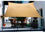 Sonnensegel FLORACORD, beige, B:270cm T:140cm, HDPE (High Density Polyethylen), Sonnensegel, Sonnensegel, BxT: 270x140 cm, weizenfarben