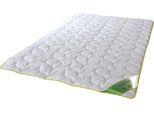Microfaserbettdecke KBT BETTWAREN "Greenfirst Anti-Milbe und Mücke", weiß, B:155cm L:220cm, Bezug: 100% Polyester, Bettdecken, Microfaserbettdecke