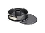 Dr.Oetker , Grau , Metall , rund , 8 cm , antihaftbeschichtet , Kochen & Essen, Backen, Backformen, Springformen