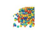 600 bunte Bälle für Bällebad 7cm Babybälle Plastikbälle Baby Spielbälle