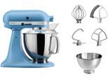 KITCHENAID Küchenmaschine "5KSM175PSE", blau (velvet blau), B:24cm H:36cm T:37cm, Küchenmaschinen, mit Zubehör im Wert von ca. 112,-€ UVP, Küchenmaschine