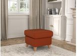 Stauraumhocker SIT & MORE "Visby", orange (terra), B:58cm H:48cm, Hocker, Stauraum, auch erhältlich mit Wasser zu reinigendem "Soft clean" Bezug