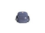 Schultertasche DISCOVERY "Commuter", Mädchen, Gr. B/H/T: 18cm x 21cm x 5,5cm, blau (grau), bedruckt, Taschen Schultertasche, mit kratzfestem Innenfutter