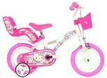 Kinderfahrrad DINO BIKES "Hello Kitty 12" Kinderfahrrad 2-4 Jahre" Gr. 21, pink (weiß), Fahrräder, Kinder, 12 Zoll (30,48cm) hinten: 12 Zoll (30,48cm)