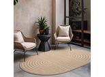 Teppich TED BAKER "Woodfield, Wendeteppich", beige (jute weiß), B:160cm H:8mm L:230cm, Polypropylen, Teppiche, Teppich, Designteppich, Wetterfest, Pflegeleicht, Modern, Wohnzimmer, Terrasse