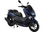 Motorroller GT UNION "MaxT 125", schwarz (blau metallic matt, schwarz), Motorroller, ohne Topcase, 99 km/h, Wassergekühlter Motor, B:78cm H:113cm L:195cm