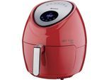 ARIETE Heißluftfritteuse "4618R Airy Fryer XXL rot", rot, B:22,5cm H:37,5cm T:39cm, Fritteusen, 7 voreingestellte Programme, Temperatur von 80 C bis 200 C
