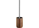 WC-Garnitur KLEINE WOLKE "Acaia", braun, B:11cm H:42cm L:11cm, Akazie, Reinigungsbürsten, WC-Bürstenhalter inkl. WC-Bürste+Stiel