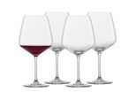 Rotweinglas SCHOTT-ZWIESEL "Burgundergläser Tulip 782 ml 4er Set transparent", bunt (transparent), 4 tlg., Glas, Trinkgefäße, Rotweinglas