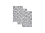 Gästehandtuch JOOP "Gästetuch Classic Frottier 3er Pack", grau (grau cornflower), B:30cm, Obermaterial: 100% Baumwolle CO., Handtücher